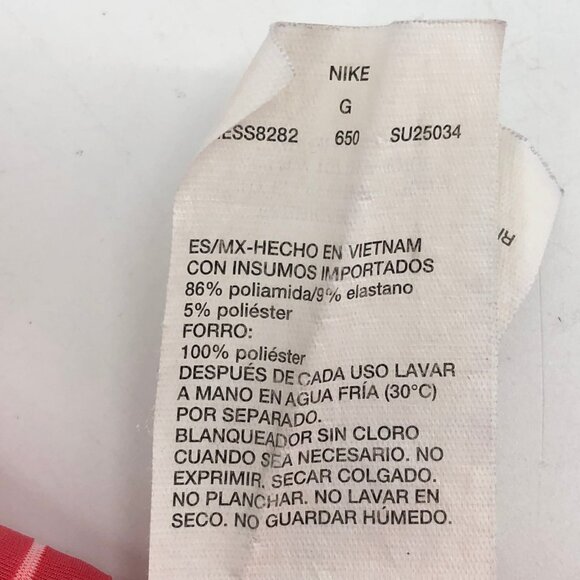 Nike Pink Striped Sleeveless Athletic Tank Top | Size L - Picture 2 of 5